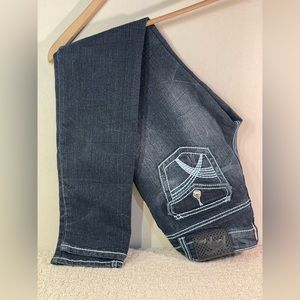 Klip Jeans with Rhinestone Pockets